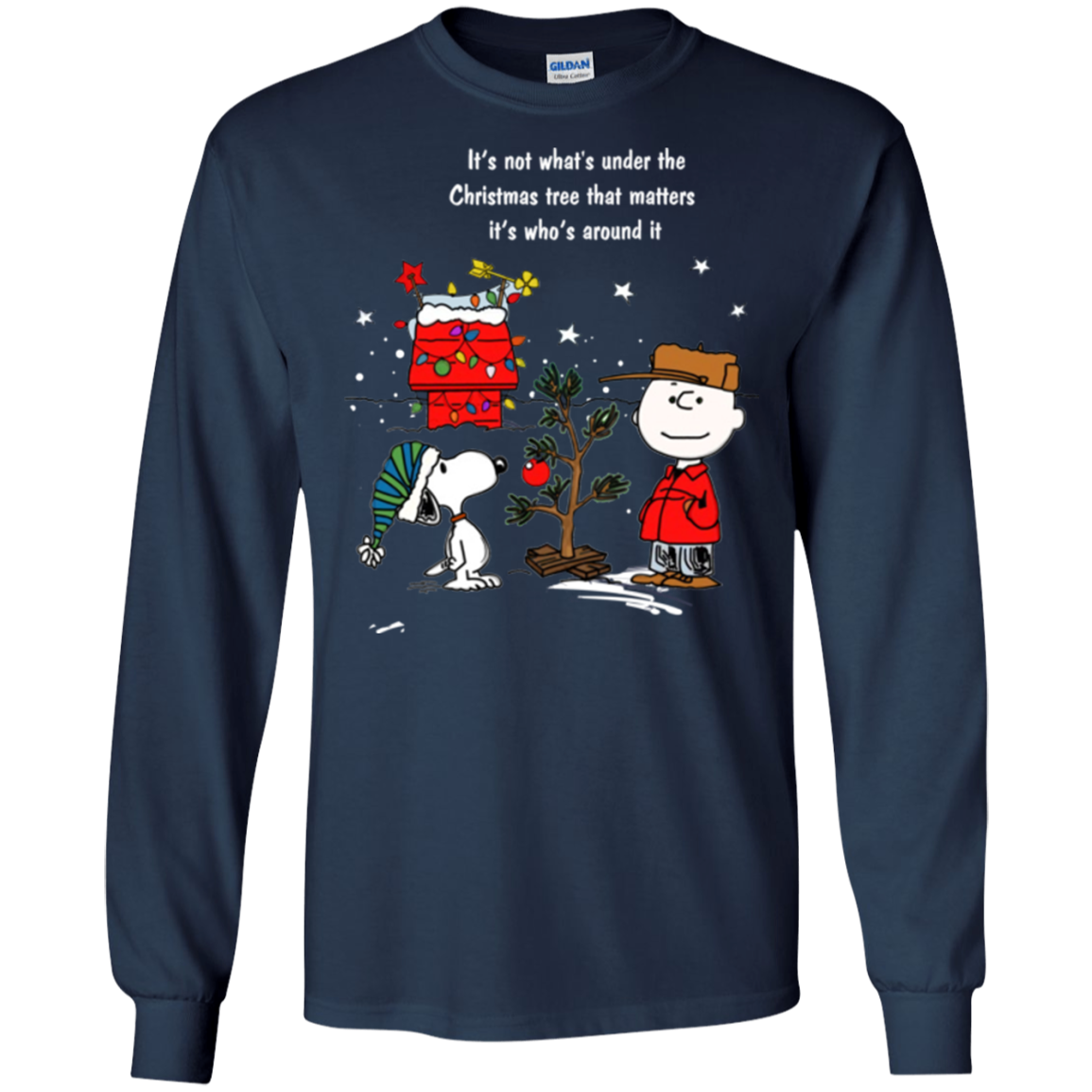 Snoopy: It’s not what's under the Christmas tree that matters sweater,