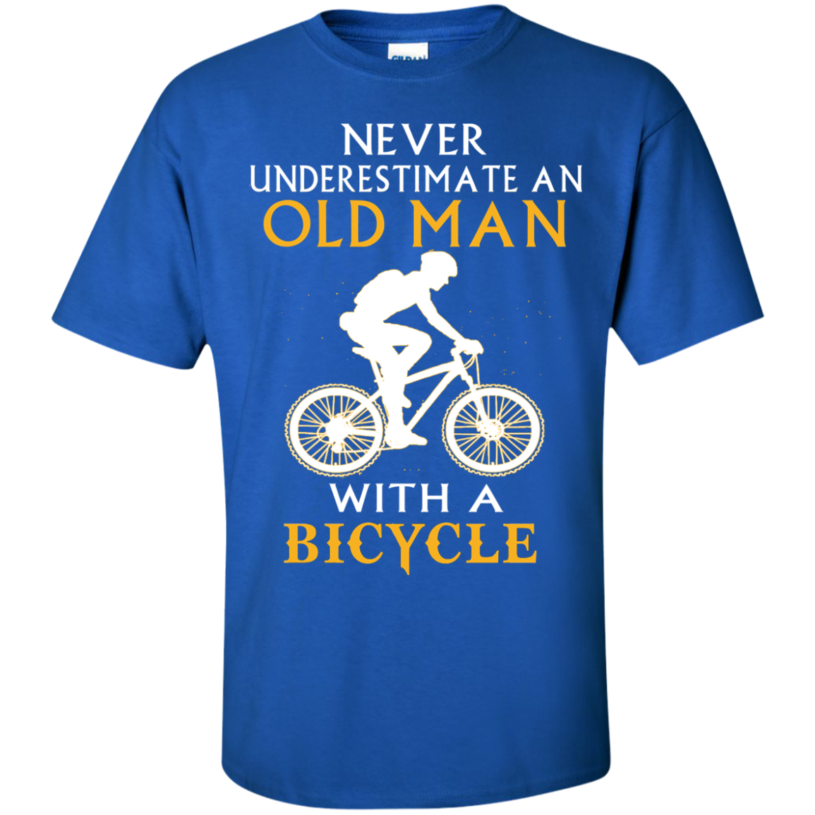 Never Underestimate An Old Man With A Bicycle T-Shirt , Hoodies